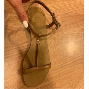 Tory Burch Pacey Gold Bar Sandal